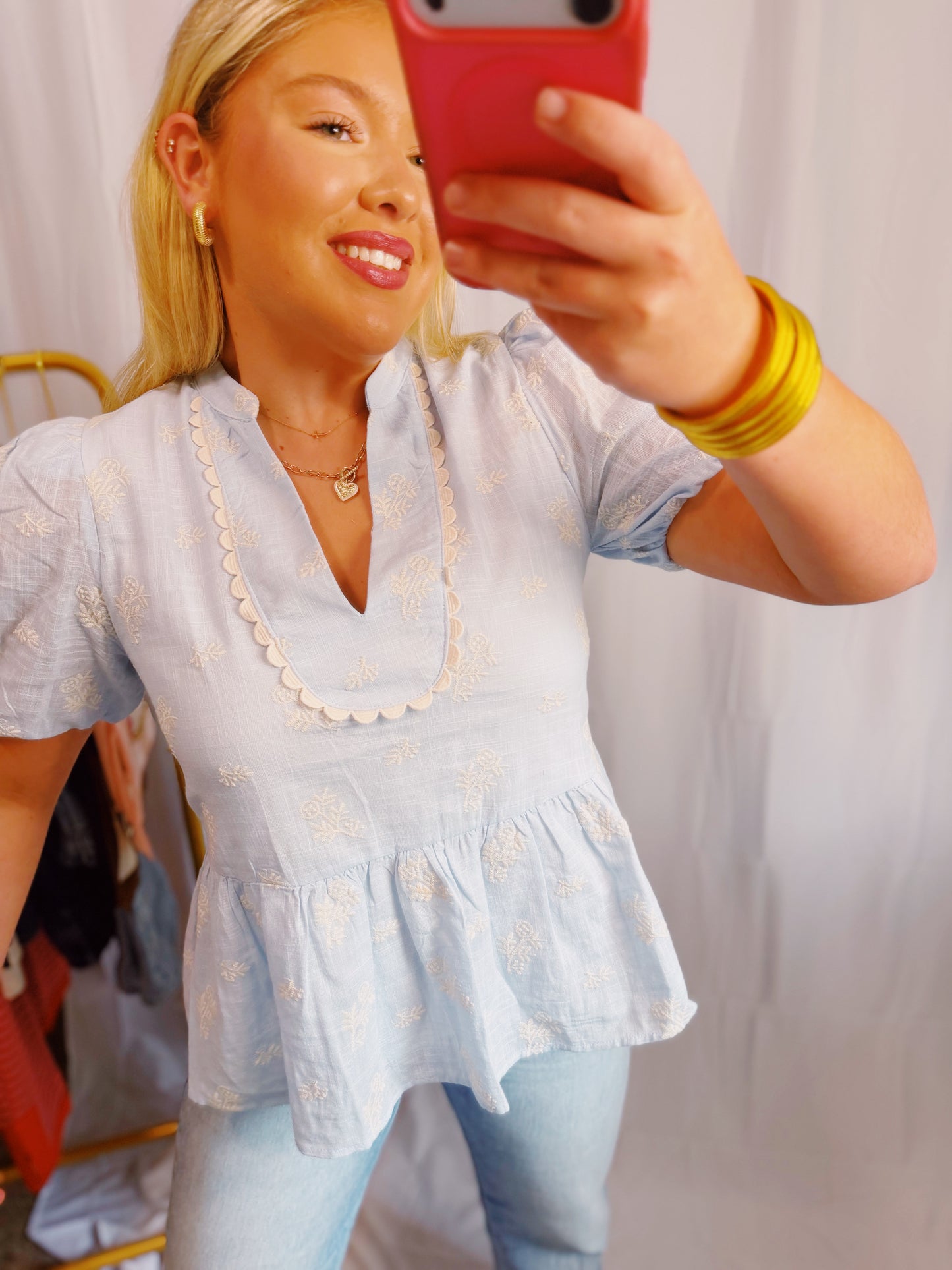 Louise's Blue Sky Blouse