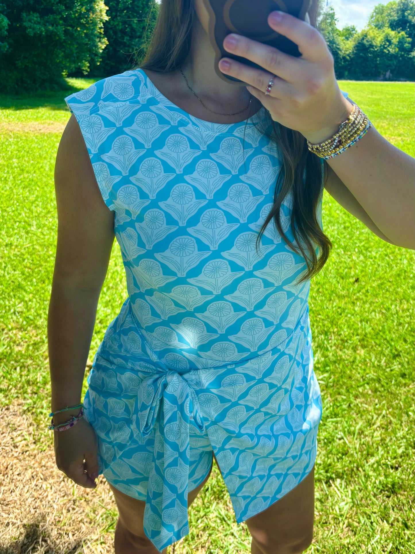The Isla Blue Wrap Dress