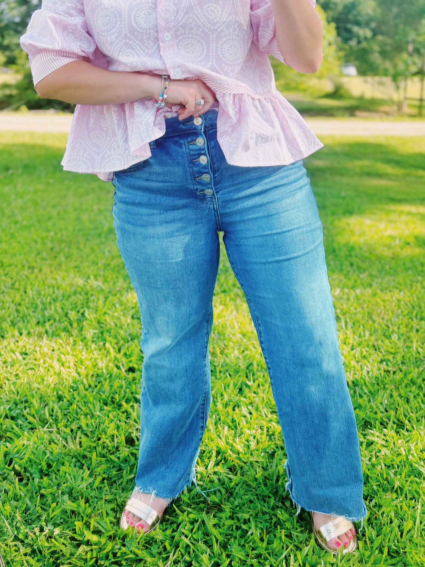 High Rise 90's Flare Jeans