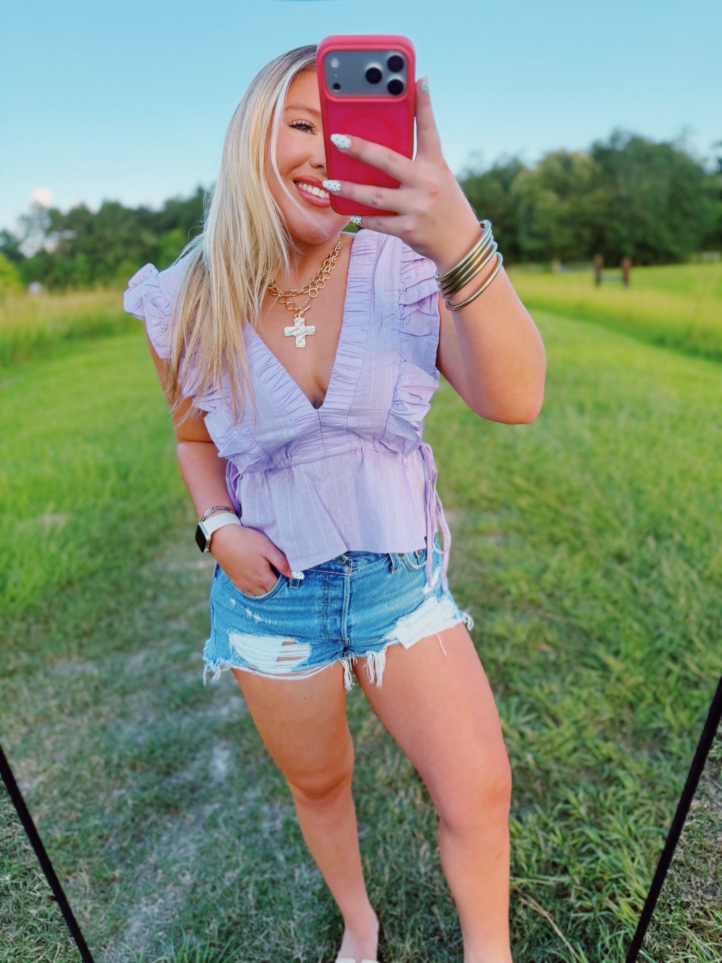 Mae's Ruffle Top