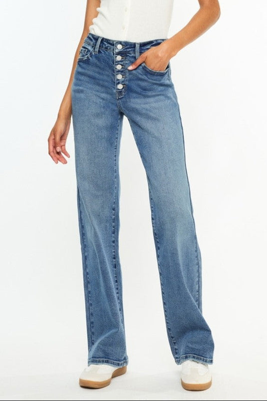 High Rise 90's Flare Jeans