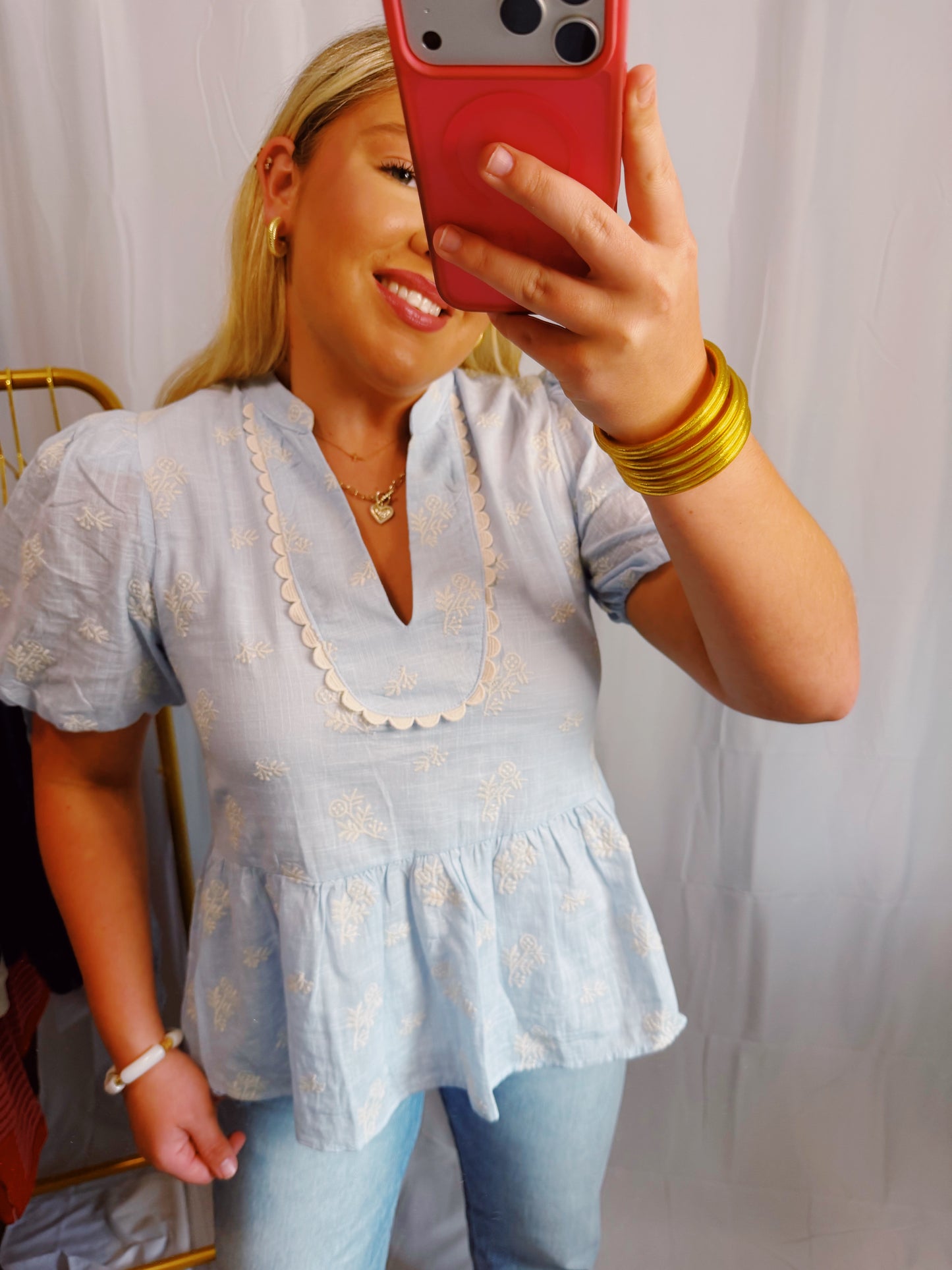 Louise's Blue Sky Blouse
