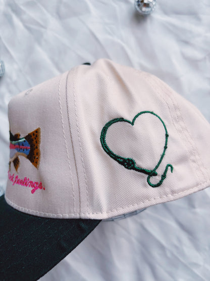 Catching Fish Not Feelings Trucker Hat